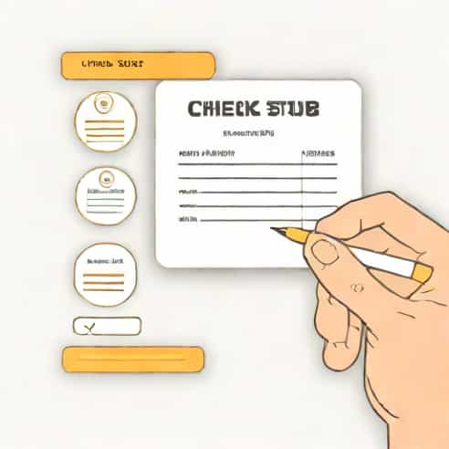 List The Steps For Preparing A Check Stub