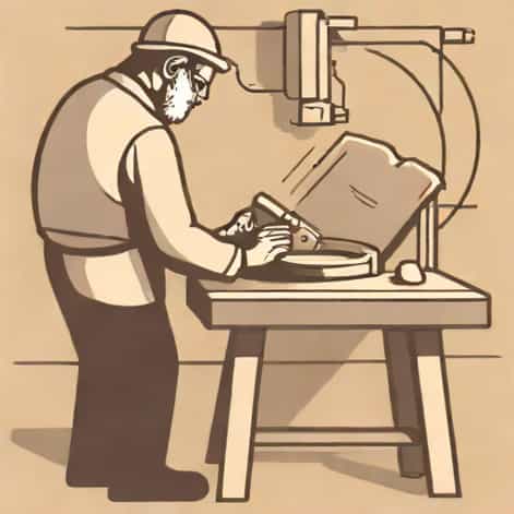 Work A Leading Lithographer Does In Stone