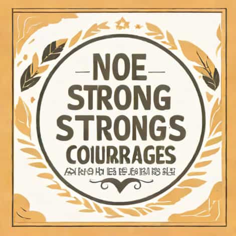 You Are Strong And Courageous Bible Verse