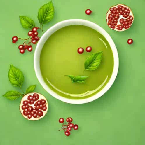 Green Tea With Pomegranate