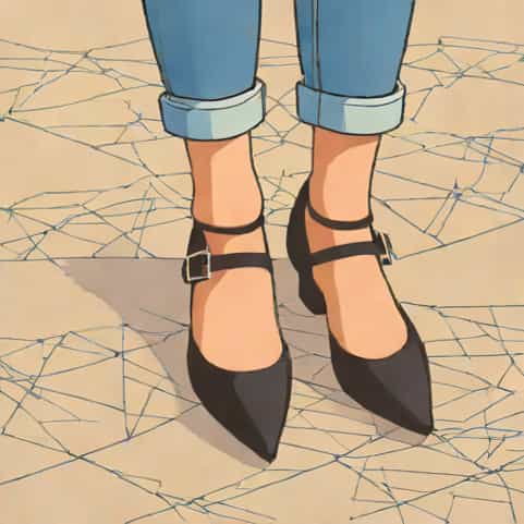 Steve Madden Buckle Flats
