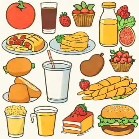 Unhealthy And Healthy Food
