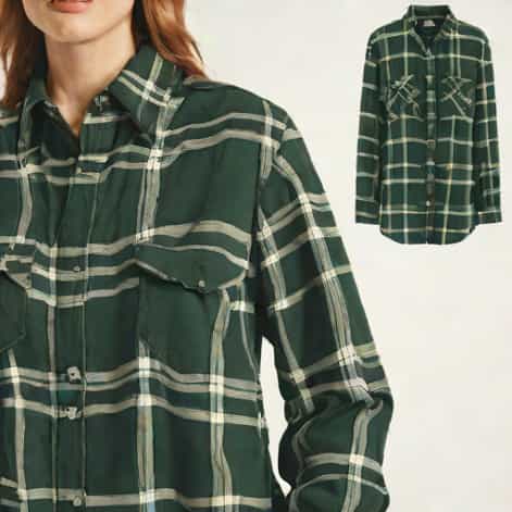Zara Flannel Shirt Women'S