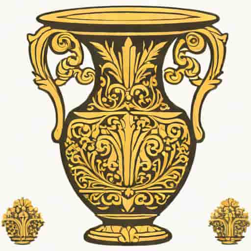 Antique Majolica Vase