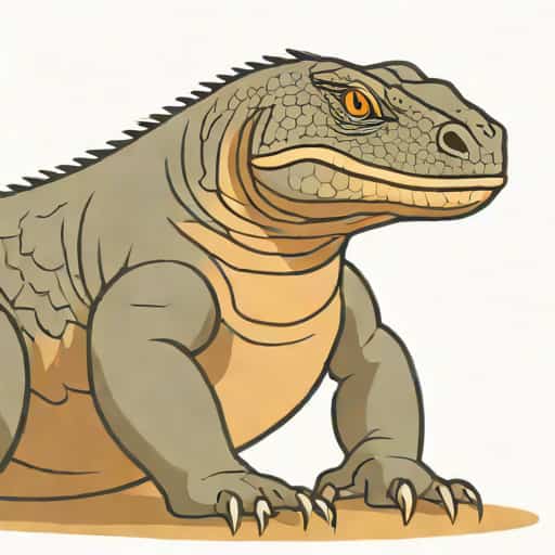 Komodo Dragon Prehistoric