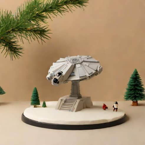 Millennium Falcon Holiday Diorama