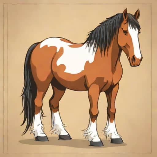 Oliver The Clydesdale Horse