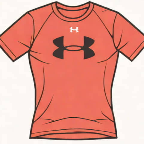 Under Armour Shirt Rood
