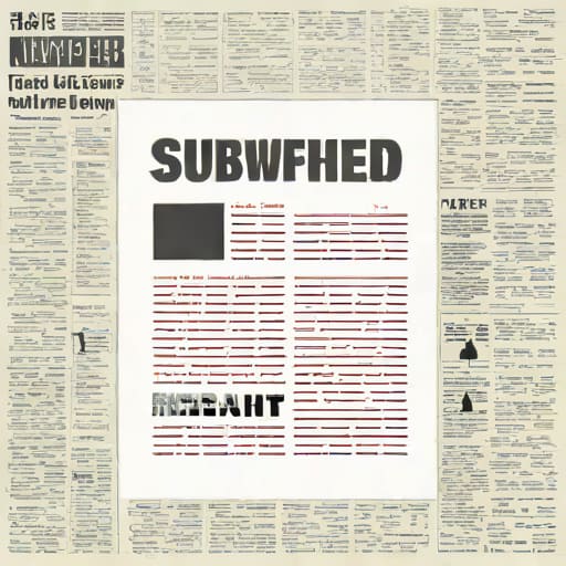 What Is Subhead In Newspaper