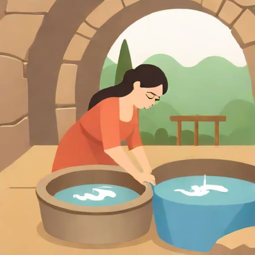 Why Is Isabel Praying At The Washtub Grotto