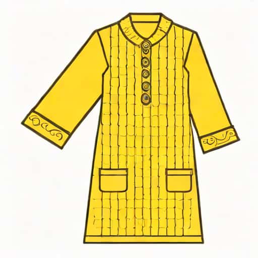 Yellow Woolen Kurti